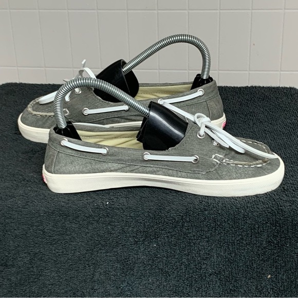 WOMENS ROCK & CANDY GRAY SHERINE BOAT SHOES SIZE 6 NICE - Picture 5 of 9